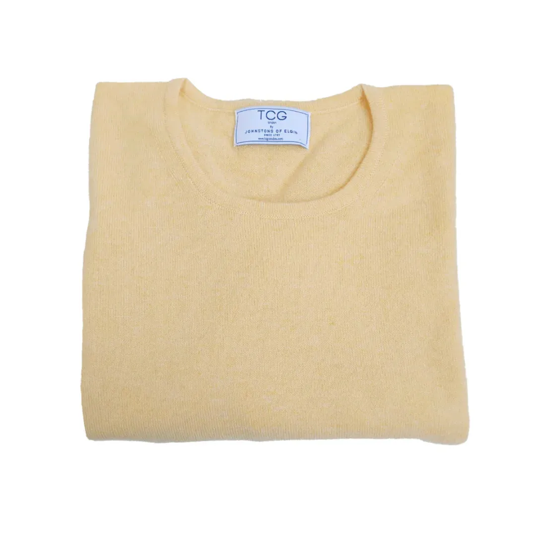 Loose Fit Cashmere Round Neck Long Tunic