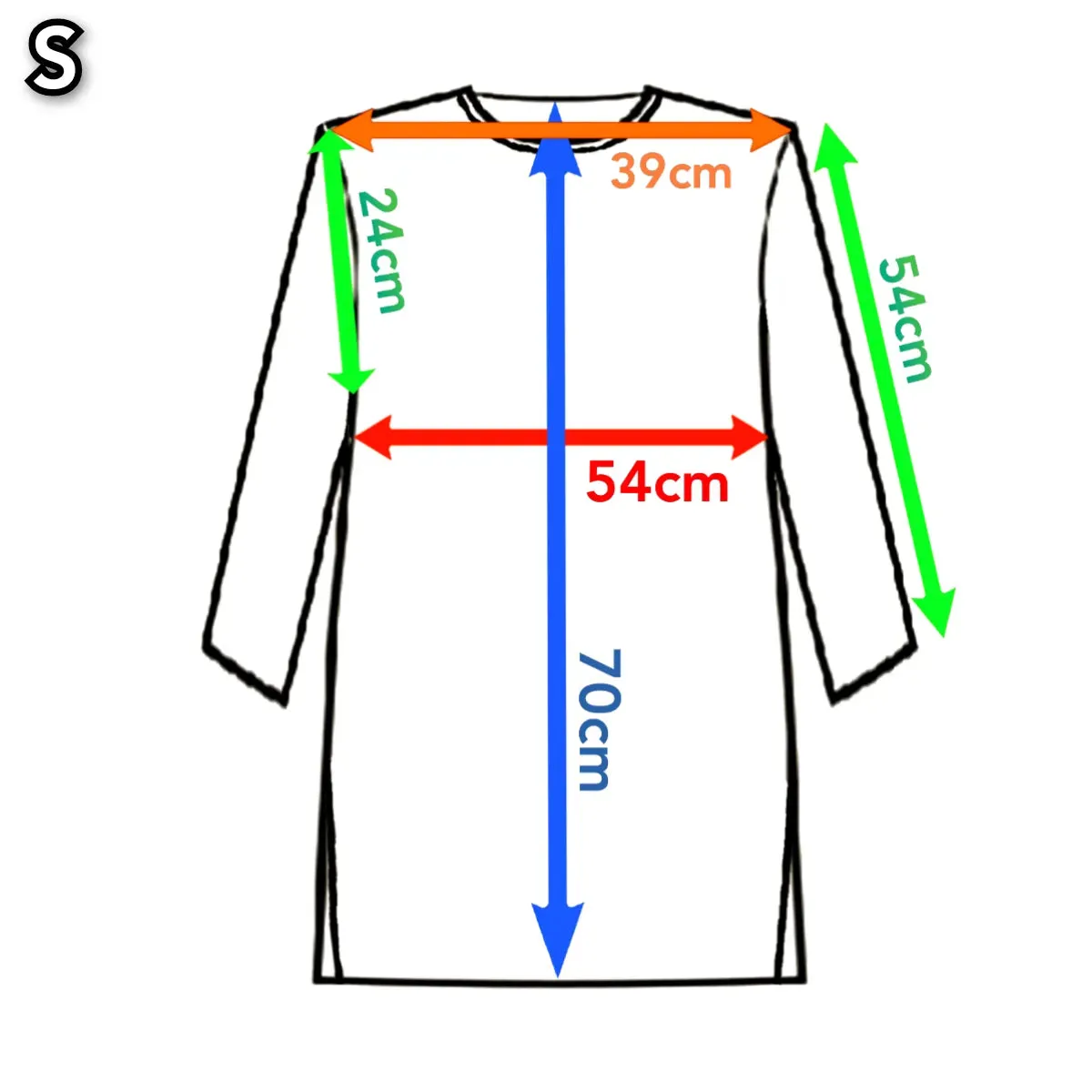 Loose Fit Cashmere Round Neck Long Tunic