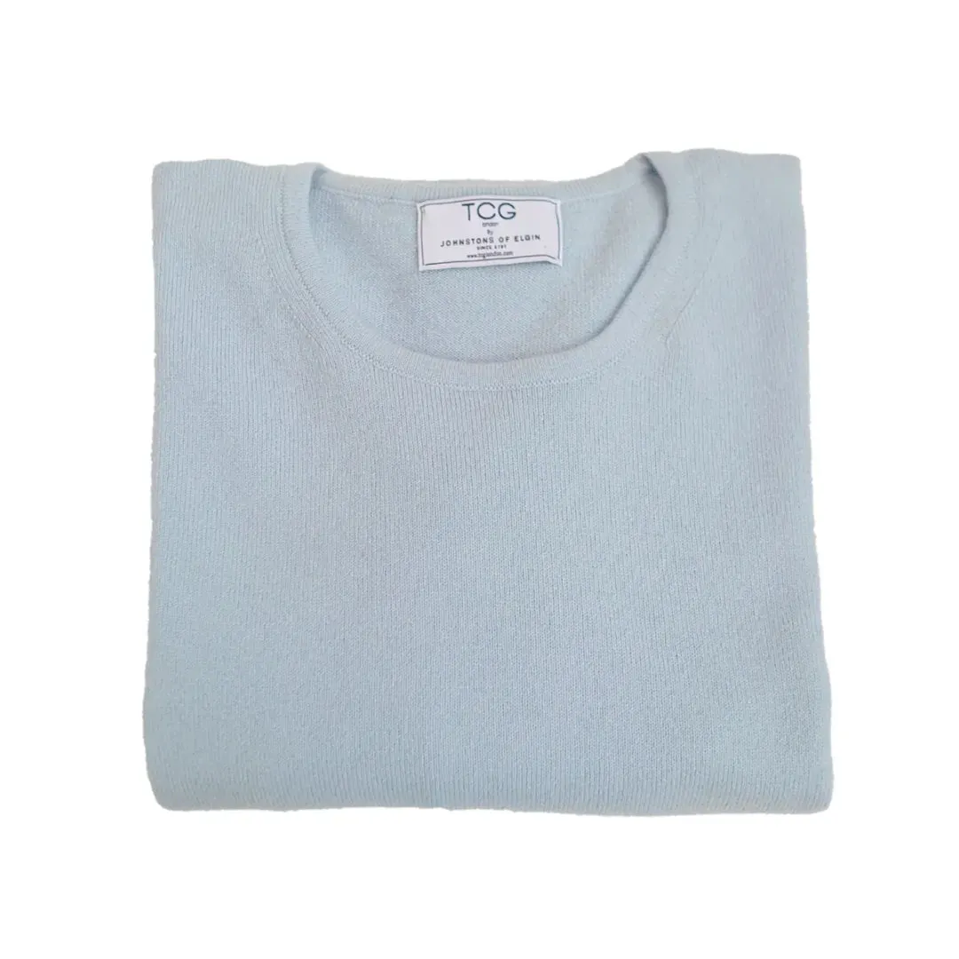 Loose Fit Cashmere Round Neck Long Tunic
