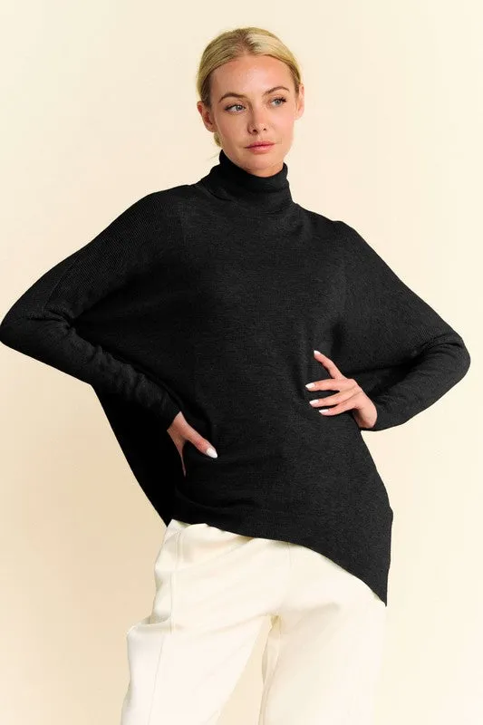 Loose Fit Turtle Neck Sweater