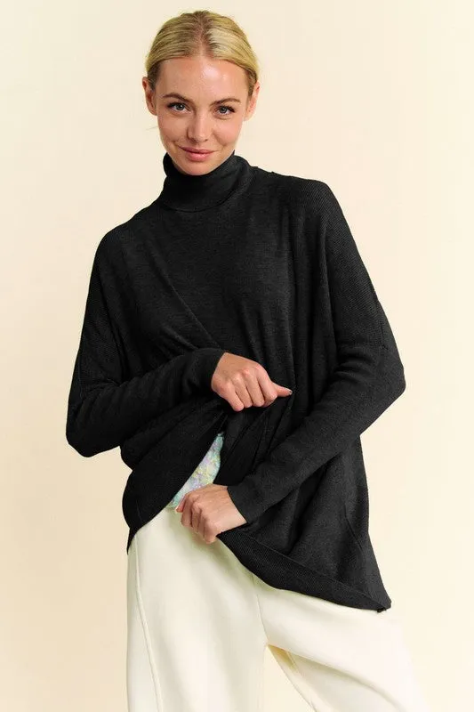 Loose Fit Turtle Neck Sweater