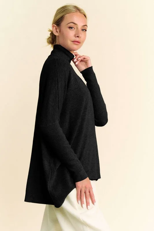 Loose Fit Turtle Neck Sweater