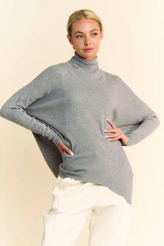 Loose Fit Turtle Neck Sweater