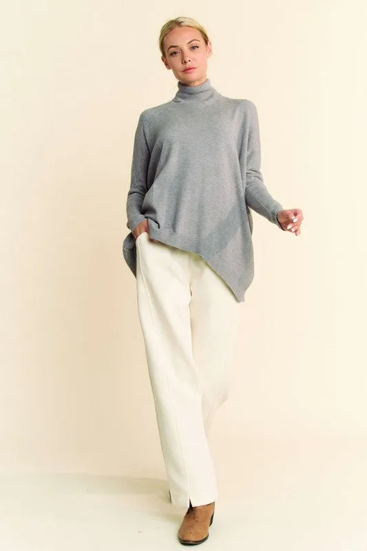 Loose Fit Turtle Neck Sweater
