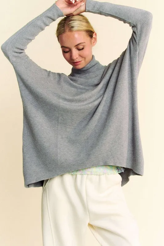 Loose Fit Turtle Neck Sweater