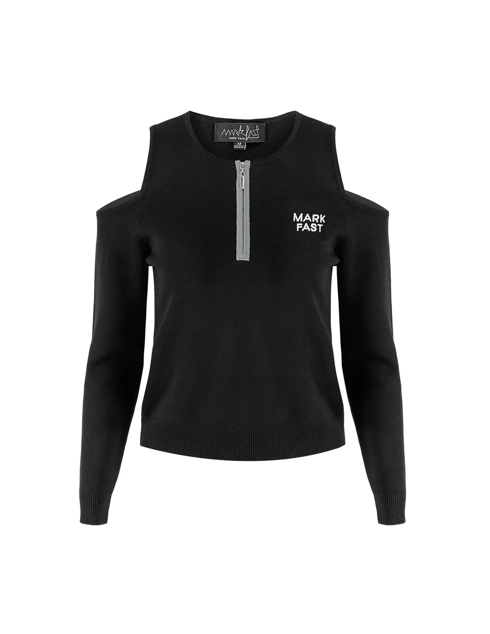 MARK FAST Women zip Knitted Pullover