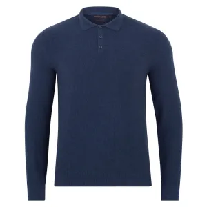 Mens Cotton Moss Stitch Polo Shirt