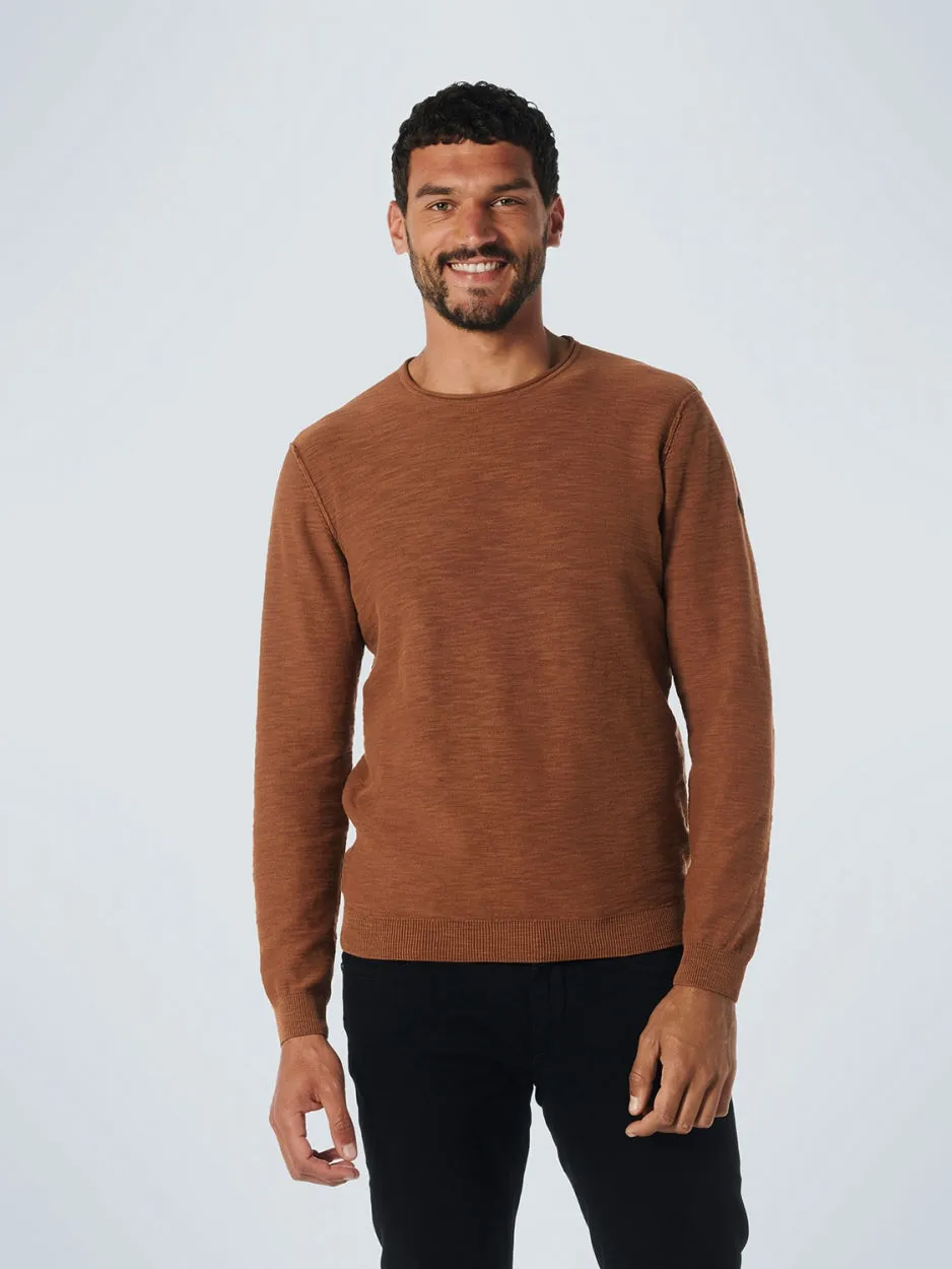 Men's Crew Neck Sweater - No Excess Sale | Caramel
