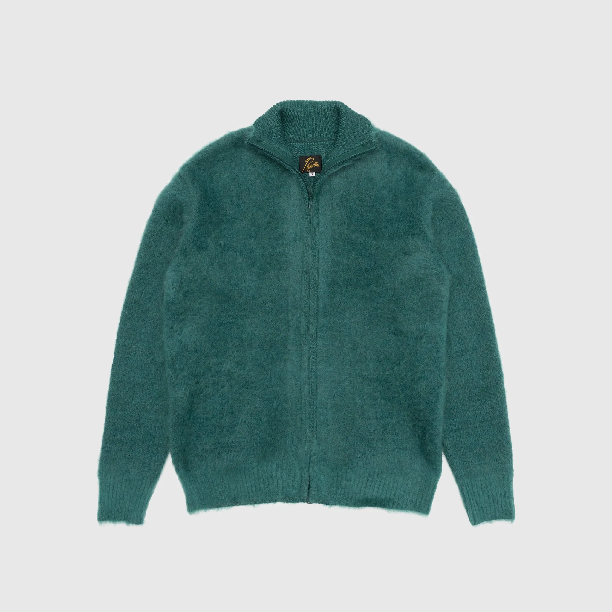 MOHAIR ZIPPED CARDIGAN