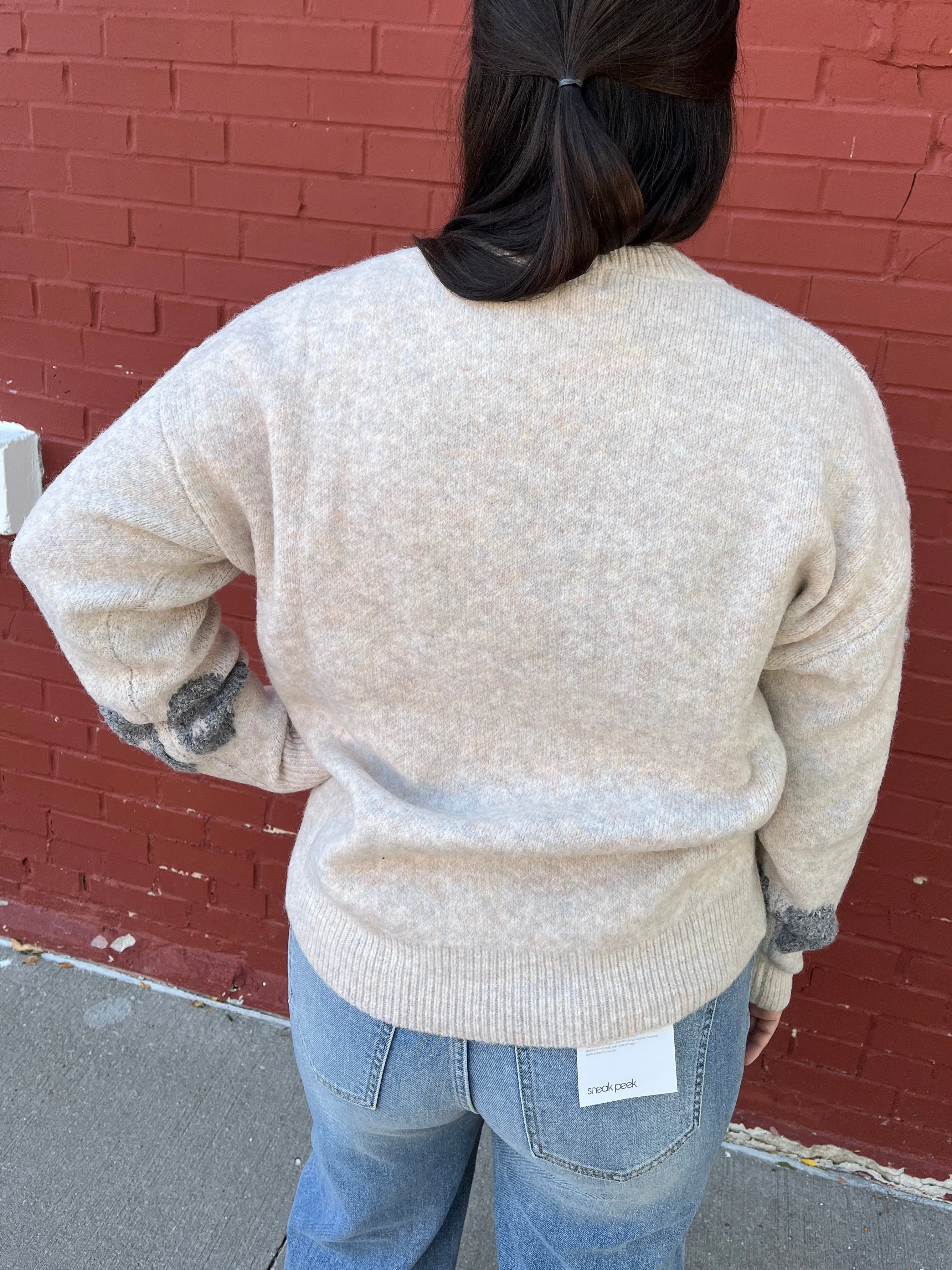 Natural Flower Sweater