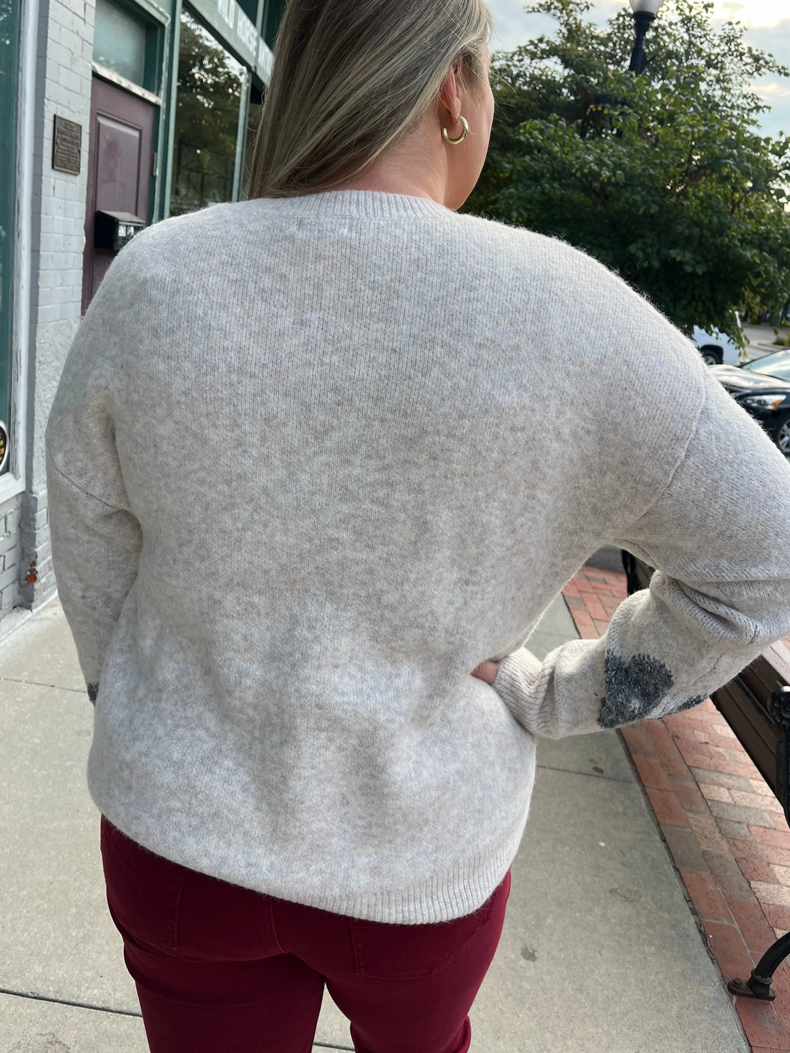 Natural Flower Sweater