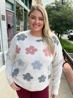 Natural Flower Sweater
