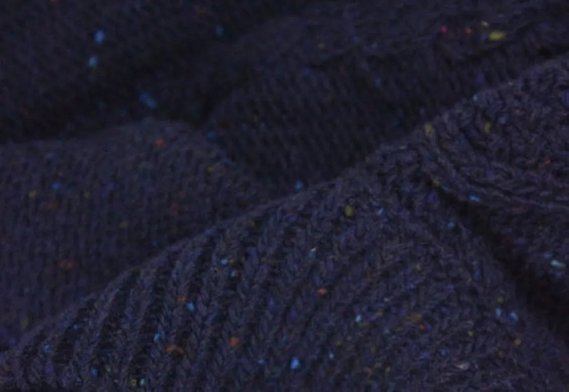 Navy Donegal Aran Jumper