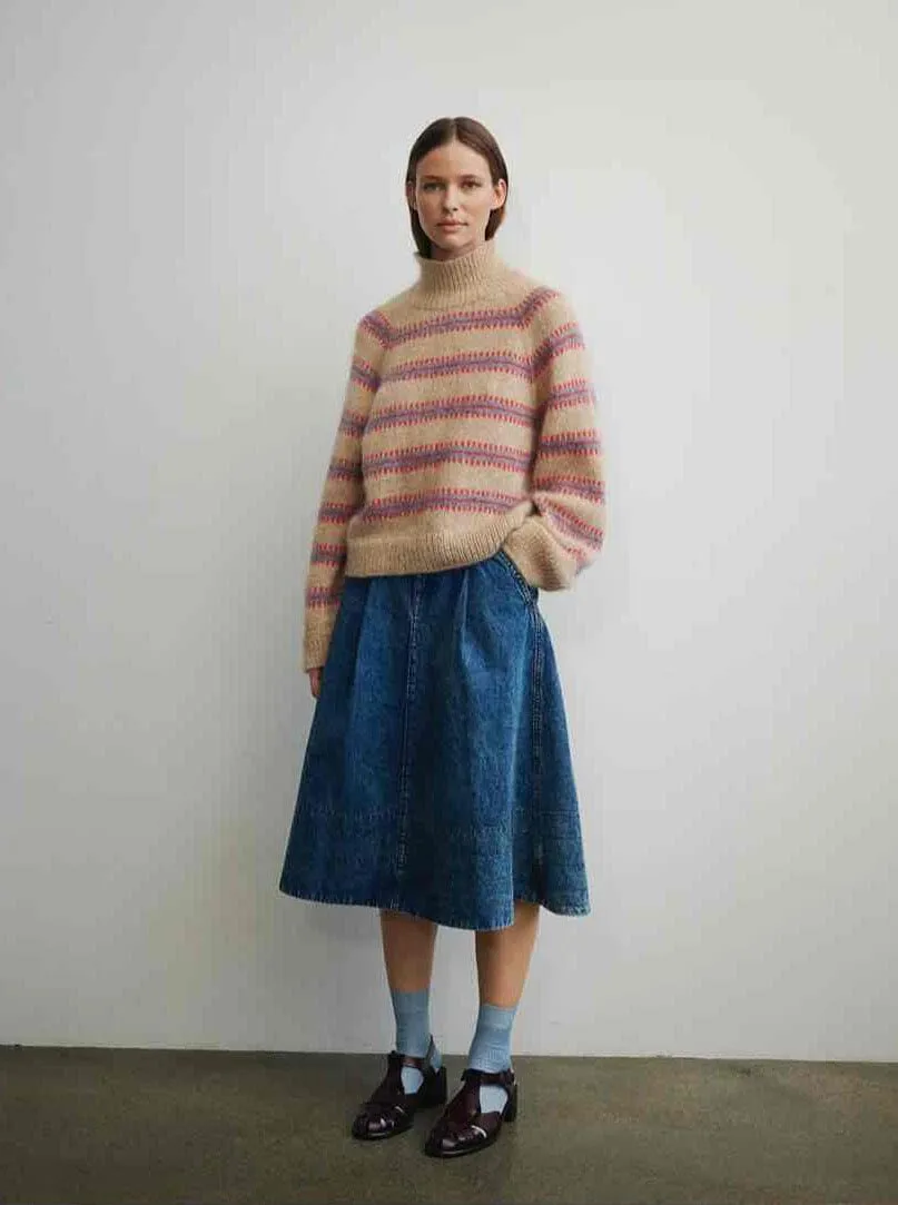 Norma Sweater by My Favourite Things Knitwear, No 20   silk mohair yarn kit (excl pattern)