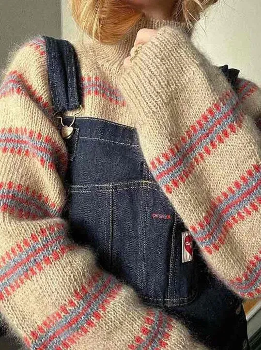 Norma Sweater by My Favourite Things Knitwear, No 20   silk mohair yarn kit (excl pattern)