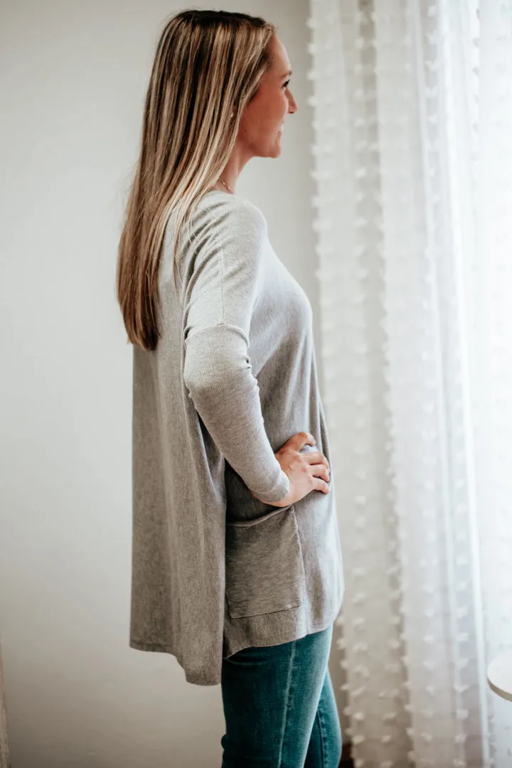 Oversized Pocket Sweater