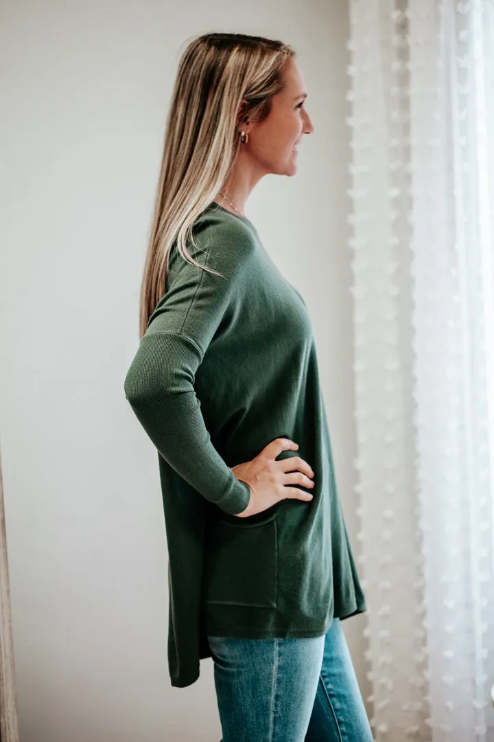Oversized Pocket Sweater