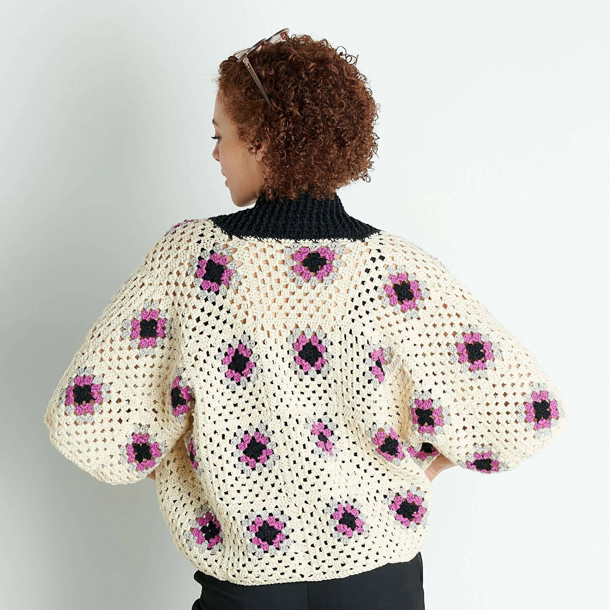Patons Crochet Granny Cardigan