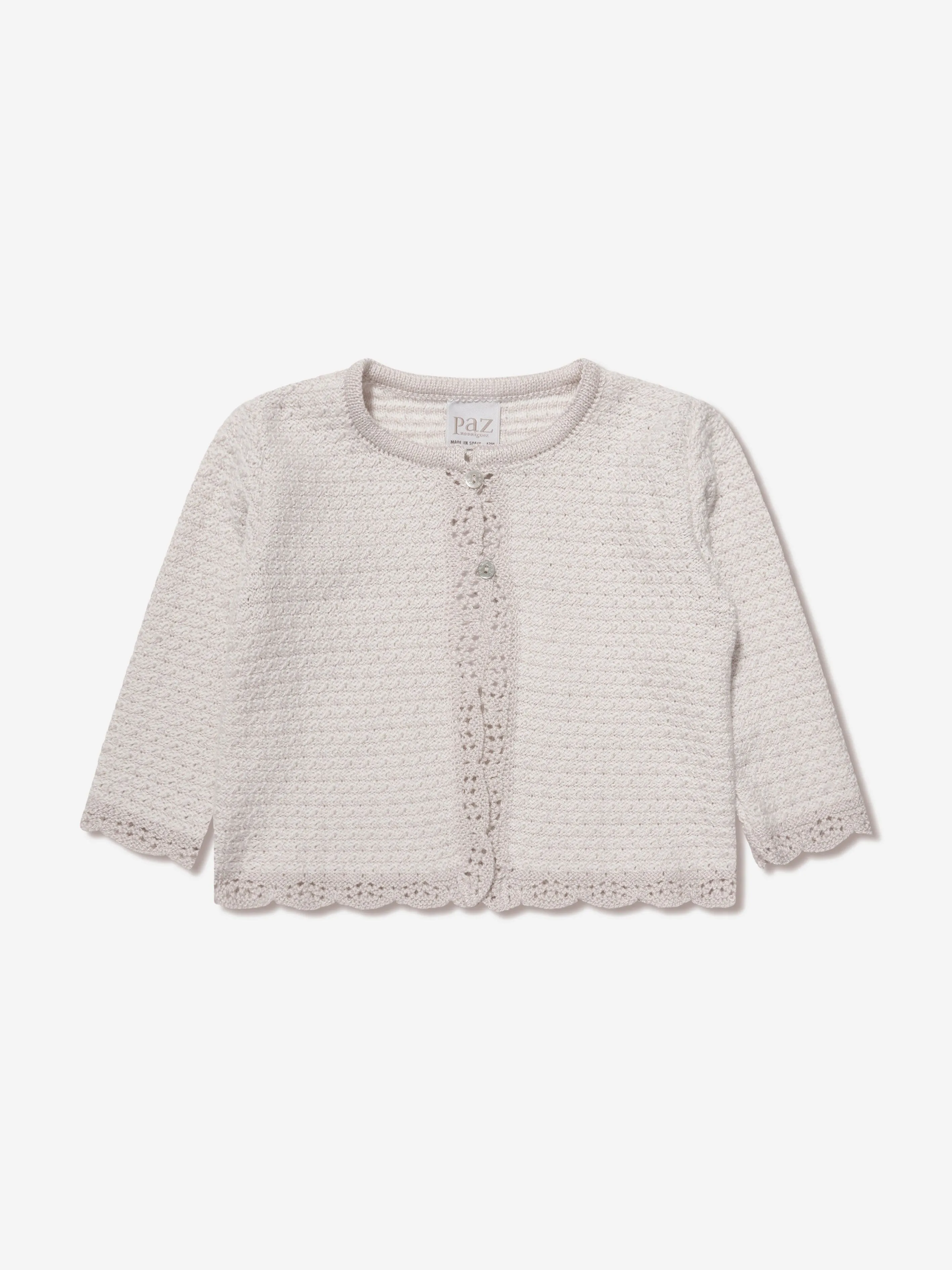 Paz Rodriguez Baby Girls Shorts Set in Ivory