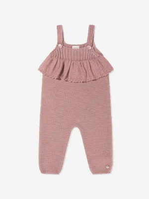 Paz Rodriguez Baby Girls Wool Knitted Dungarees