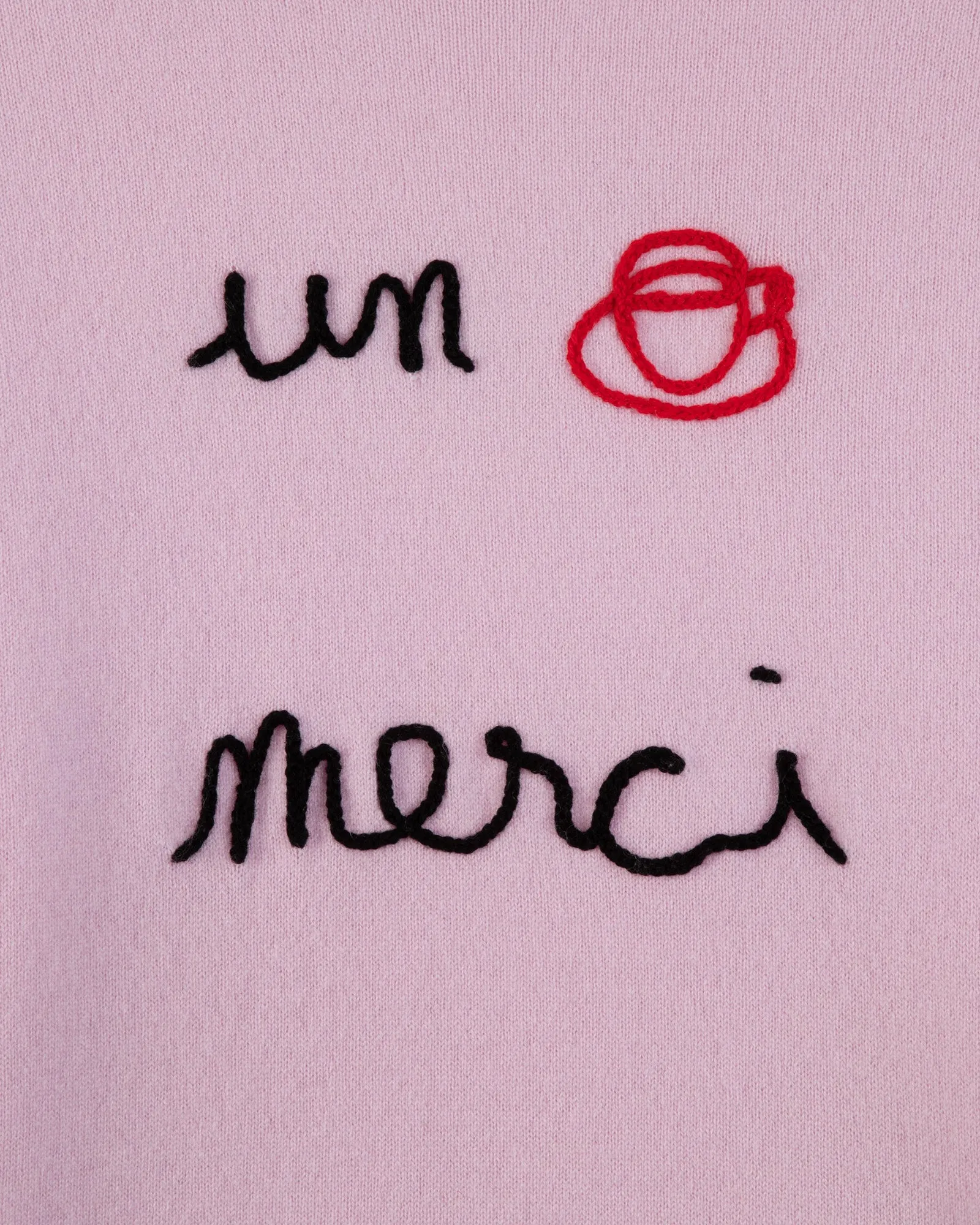 "Un Cafe Merci" buzelin cashmere sweater