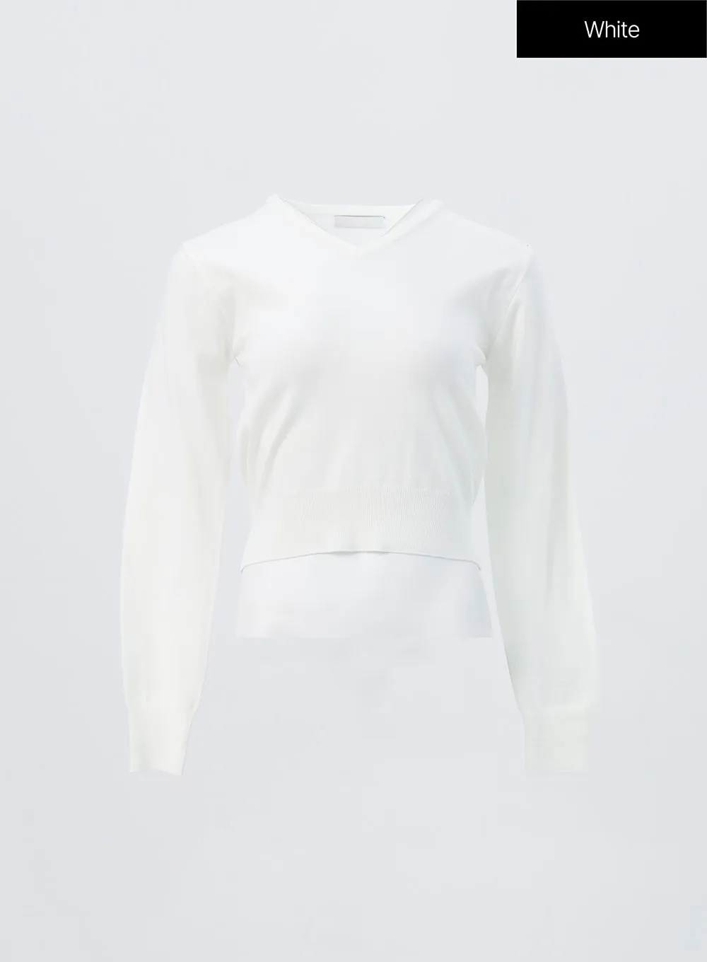 V-Neck Knit Sweater OO304