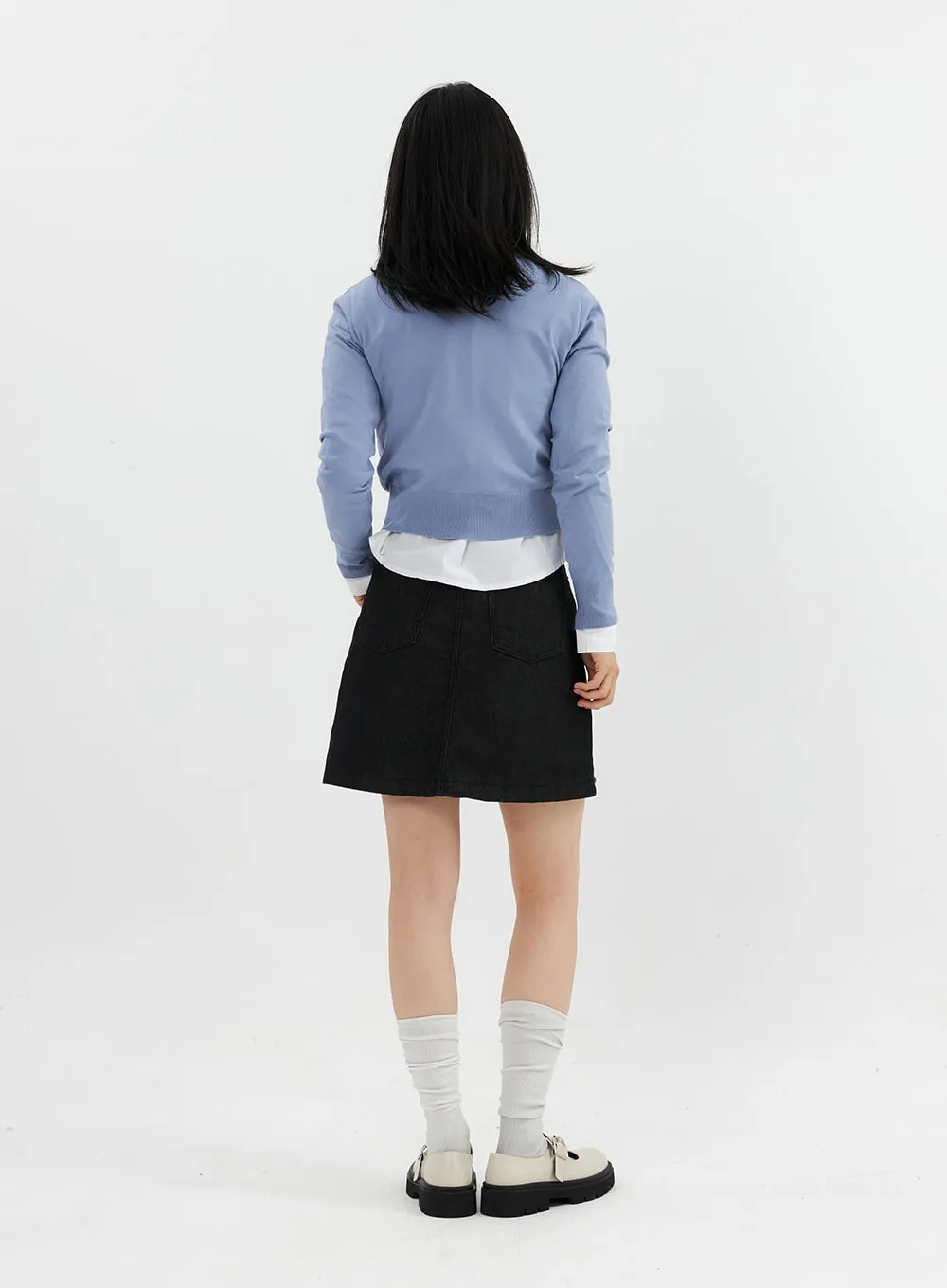 V-Neck Knit Sweater OO304