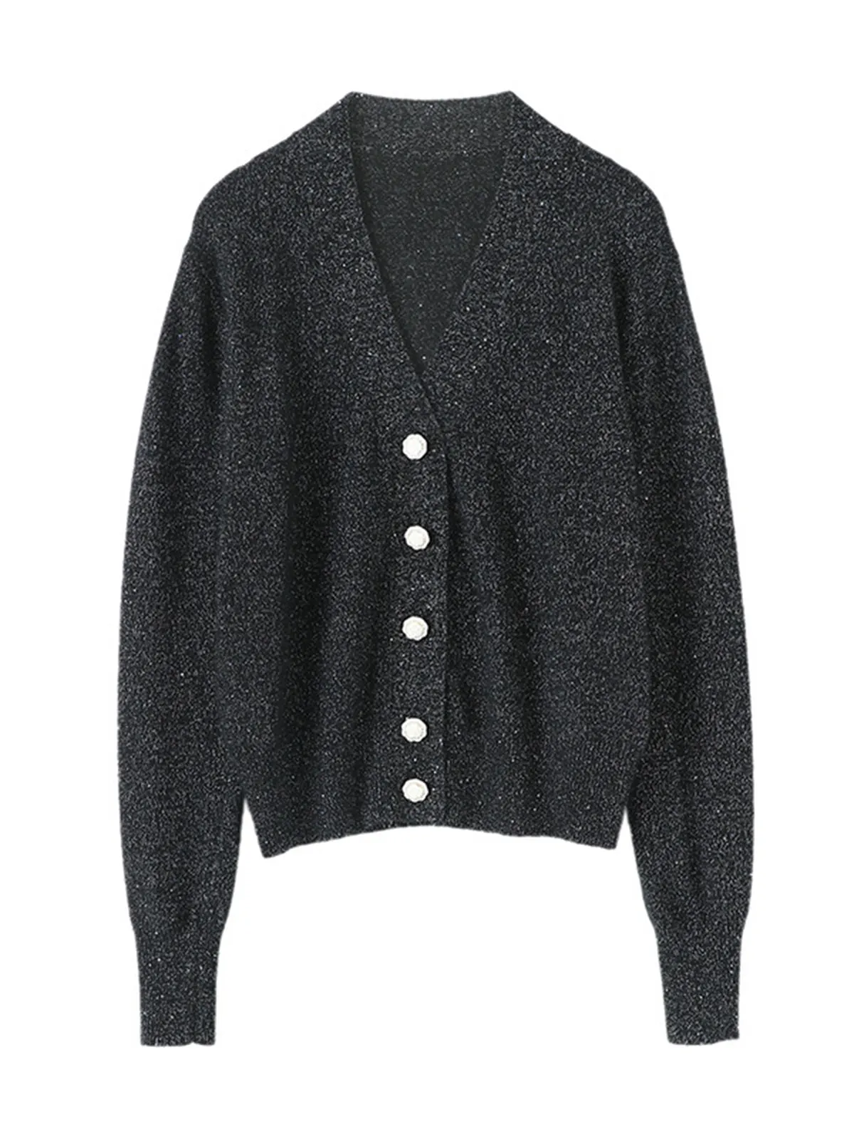 V-neck Warm Women's Loose Lazy Knitted Cashmere Sweater