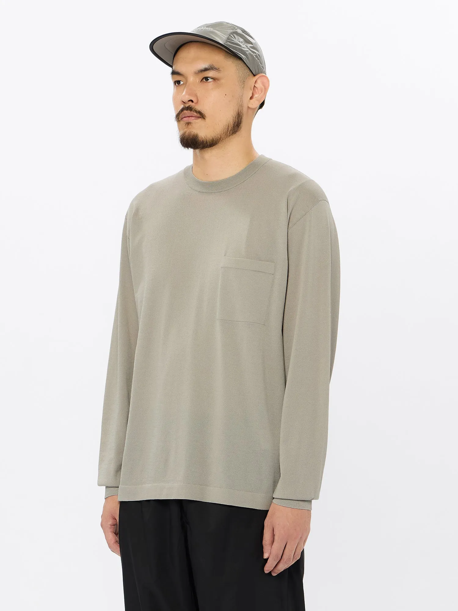 Wholegarment Wool Knit L/S T-shirt